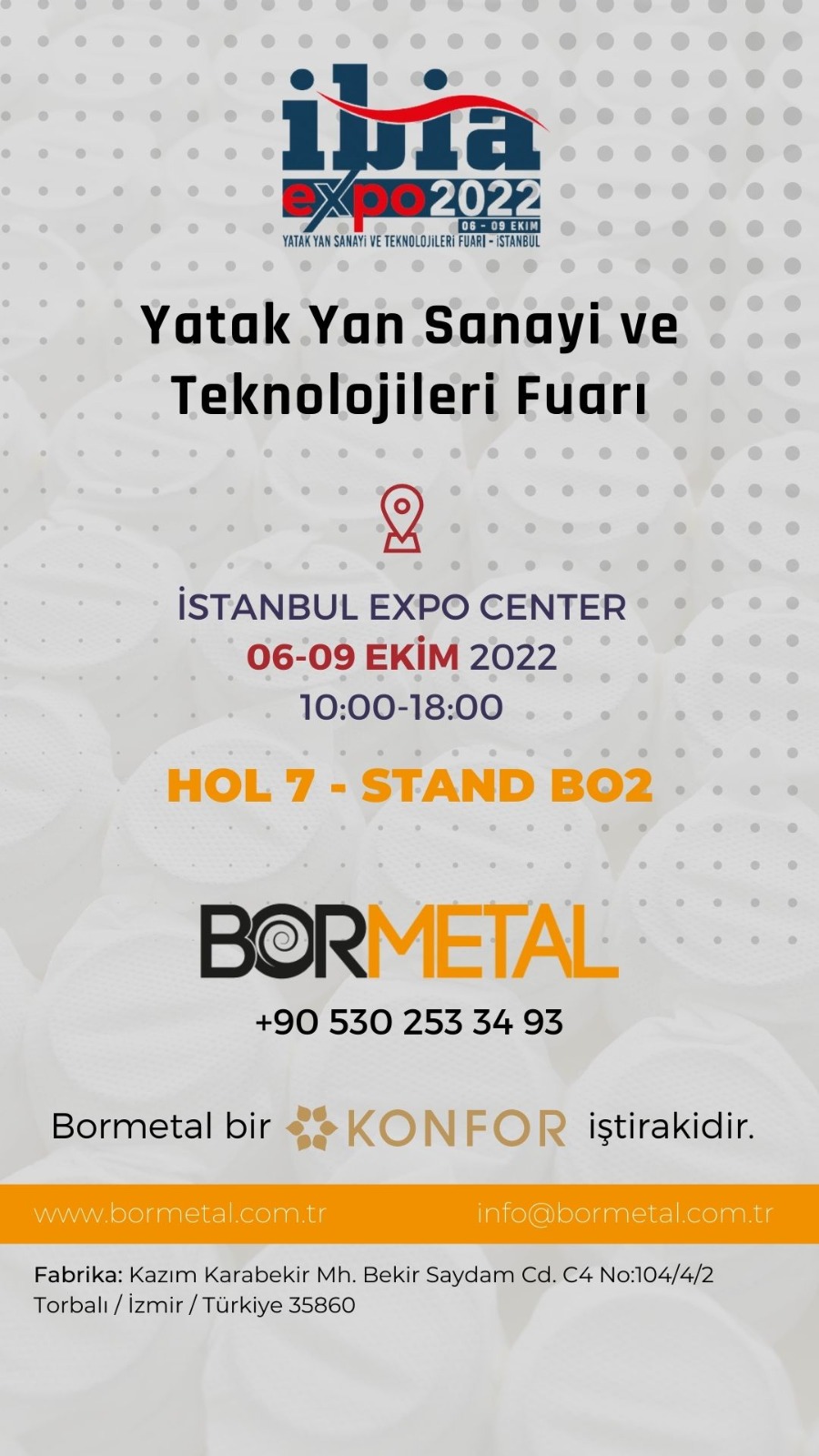 İbia Expo 2022 İstanbul Bormetal Standı